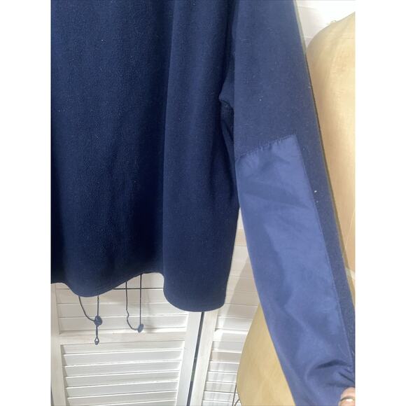 New York Yankees MLB MAJESTIC Navy Full Zip Fleece Nylon Jacket X-Large - Picture 7 of 8